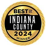 2024 Indiana County Badge Gold