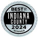 2024 Indiana County Badge Silver