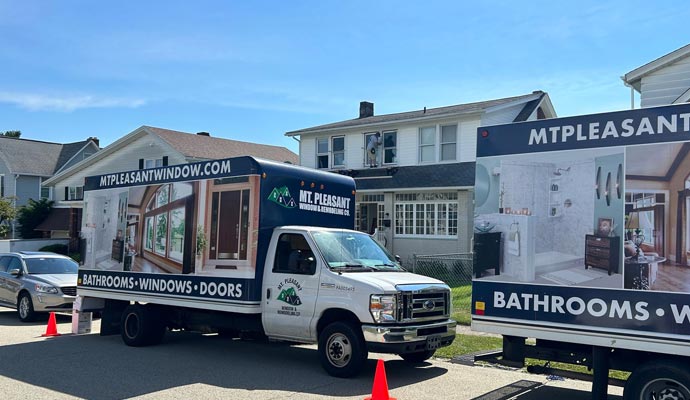 Mt. Pleasant Window and Remodeling service vehicle