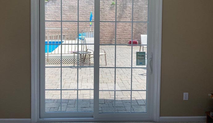 Sliding patio door